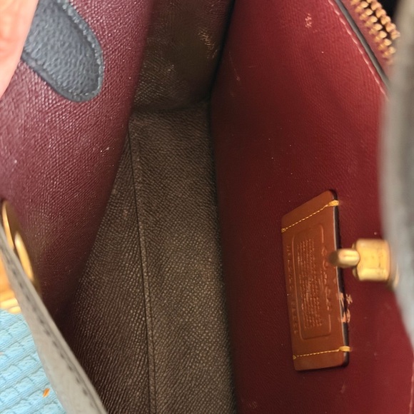 Coach Black Crossbody Bag with Gold Accents - Picture 11 of 13